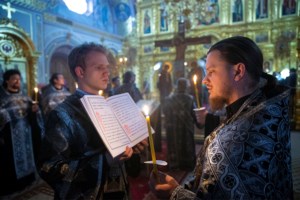 Пассия в Свято-Троицком кафедральном соборе г. Саратова