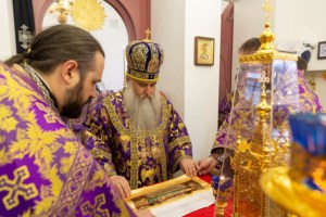 Божественная литургия в храме во имя святой великомученицы Екатерины г. Саратова