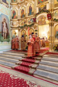 Состоялось соборное служение архиереев и духовенства Саратовской митрополии