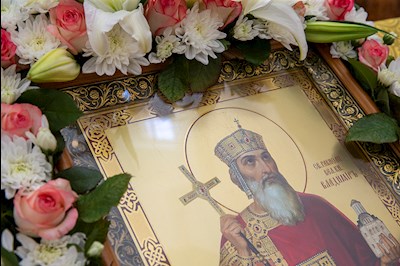 Всенощное бдение в Княже-Владимирском храме Саратова