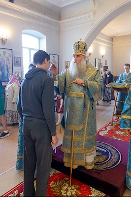 Всенощное бдение в храме Рождества Христова г. Вольска