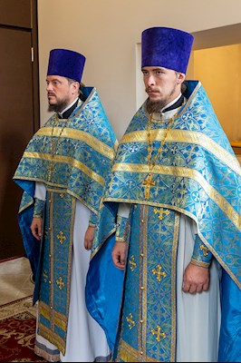 Божественная литургия в храма в честь иконы Божией Матери «Всех скорбящих Радость» г. Саратова
