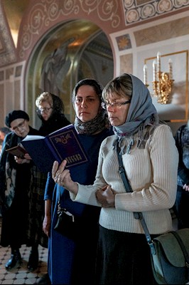 Пассия в Свято-Троицком кафедральном соборе г. Саратова