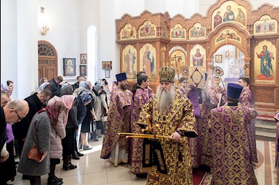 Божественная литургия в храме в честь святого равноапостольного великого князя Владимира г. Саратова
