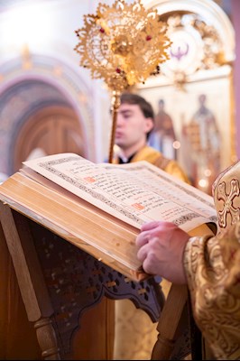Митрополит Игнатий совершил Божественную литургию в Свято-Троицком кафедральном соборе г. Саратова