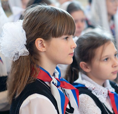 Божественная Литургия в храме святого апостола и евангелиста Иоанна Богослова при СПДС