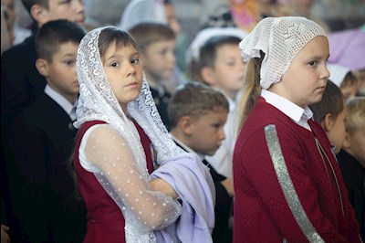 Митрополит Игнатий совершил Божественную литургию в Крестовоздвиженском храме г. Хвалынска