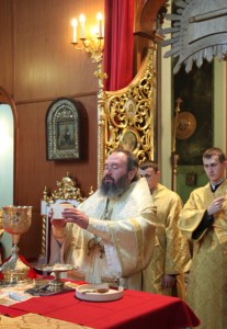 Архиепископ Элистинский и Калмыцкий Юстиниан совершил Божественную литургию в Духосошественском кафедральном соборе города Саратова