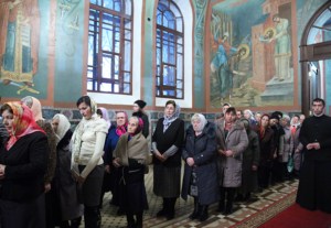 Всенощное бдение в Крестовоздвиженском храме г. Хвалынска