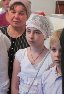 Божественная литургия в храме во имя святого апостола и евангелиста Иоанна Богослова г.Саратова