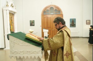 Всенощное бдение в Свято-Сергиевском женском монастыре с. Алексеевка Базарно-Карабулакского р-на