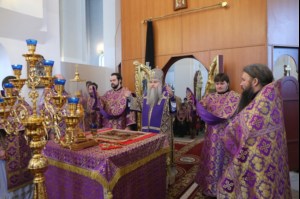 Божественная литургия в храме великомученика Георгия Победоносца г. Саратова