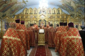 Всенощное бдение в Свято-Троицком кафедральном соборе г.Саратова