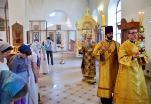 Всенощное бдение в храме в честь Рождества Христова г. Саратова