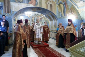 Всенощное бдение в Свято-Троицком кафедральном соборе г. Саратова