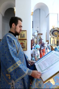 Божественная литургия в Свято-Алексиевском женском монастыре г. Саратова
