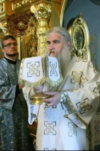 Крещальная литургия в Свято-Троицком кафедральном соборе г. Саратова