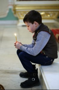 Божественная литургия в храме в честь Покрова Пресвятой Богородицы г. Саратова
