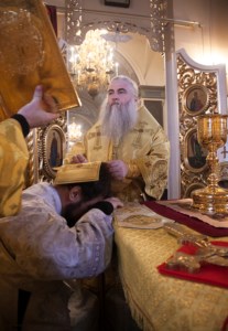 Божественная литургия в Свято-Троицком кафедральном соборе г. Покровска