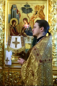 Божественная литургия в Свято-Троицком кафедральном соборе г.Саратова