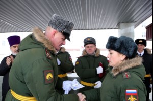 Митрополит Лонгин поздравил курсантов и командование вольского военного института с Днем защитника Отечества