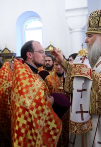 Всенощное бдение на Архиерейском подворье — храме в честь иконы Божией Матери «Утоли моя печали» г.Саратова