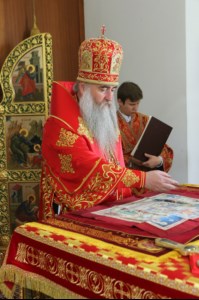 Божественная литургия на Архиерейском подворье — храме в честь иконы Божией Матери «Утоли моя печали» г.Саратова