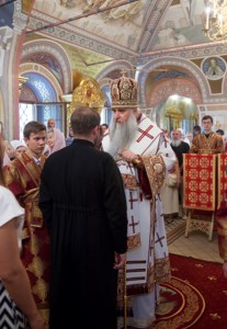 Всенощное бдение в Свято-Троицком кафедральном соборе г. Саратова