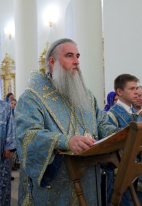 Всенощное бдение с чином Погребения Божией Матери в Свято-Троицком кафедральном соборе г. Вольска