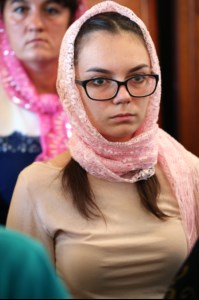 Божественная литургия в храме в честь Рождества Христова с. Вязовка Татищевского района