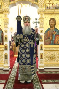 Божественная литургия в храме в честь Рождества Христова г.Саратова