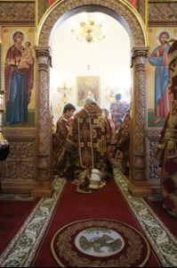 Великое освящение храма святых мучеников Адриана и Наталии г. Саратова и Божественная литургия в новоосвященном храме