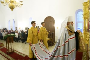 Всенощное бдение в храме во имя апостола и евангелиста Иоанна Богослова г.Саратова