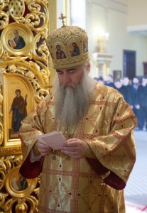 Божественная литургия на Архиерейском подворье — храме во имя святого апостола и евангелиста Иоанна Богослова при Саратовской православной духовной семинарии