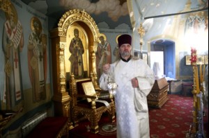 Крещальная литургия в Свято-Троицком кафедральном соборе г.Саратова