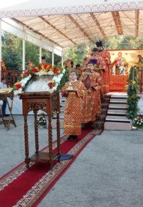 Божественная литургия в Вавиловом Доле