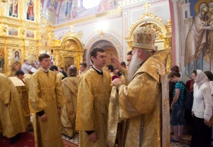 Всенощное бдение в Свято-Троицком кафедральном соборе г.Саратова