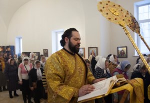 Божественная литургия в храме во имя святителя Николая Японского г. Саратова