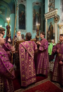 Утреня Великой Субботы с Чином погребения в храме в честь Сошествия Святого Духа г. Саратова