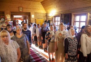 Всенощное бдение в храме в честь Рождества Пресвятой Богородицы г. Саратова