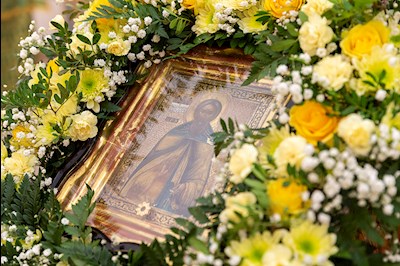 Божественная литургия в храме преподобного Сергия Радонежского г. Саратова