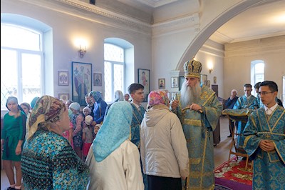 Всенощное бдение в храме Рождества Христова г. Вольска