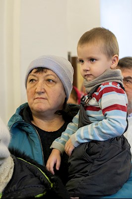 Божественная литургия в храме святых Царственных страстотерпцев г. Саратова