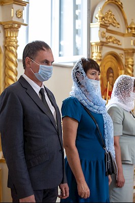 Всенощное бдение в храме в честь Казанской иконы Божией Матери р.п. Татищево