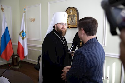 Митрополит Игнатий возглавил работу Общего собрания Саратовского регионального отделения Императорского Православного Палестинского Общества