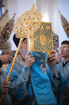 Митрополит Игнатий возглавил соборное архиерейское богослужение в Казанском храме г. Саратова