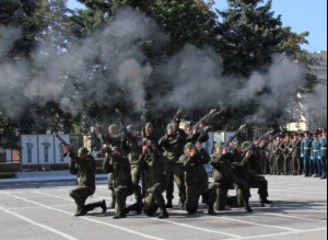 Священник поздравил курсантов с принятием военной присяги