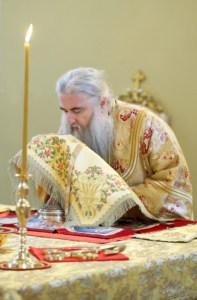 Божественная литургия в храме в честь Покрова Пресвятой Богородицы г.Саратова