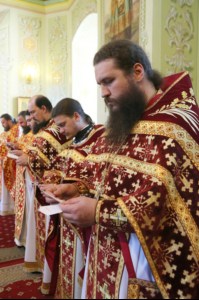 Божественная литургия в храме в честь Покрова Пресвятой Богородицы