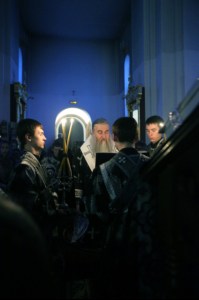 Пассия в храме во имя святого великомученика Георгия Победоносца г.Саратова